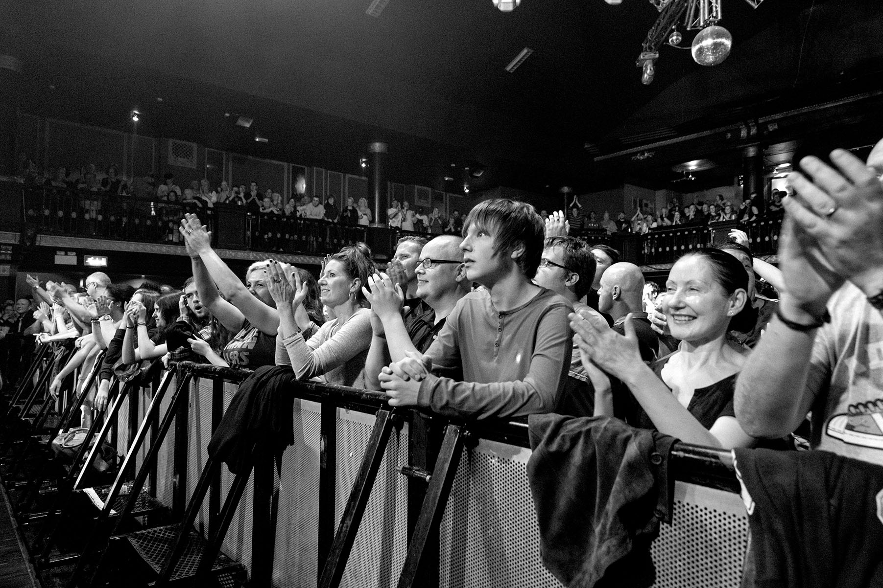 Audience at Peter Hook and Light Gig